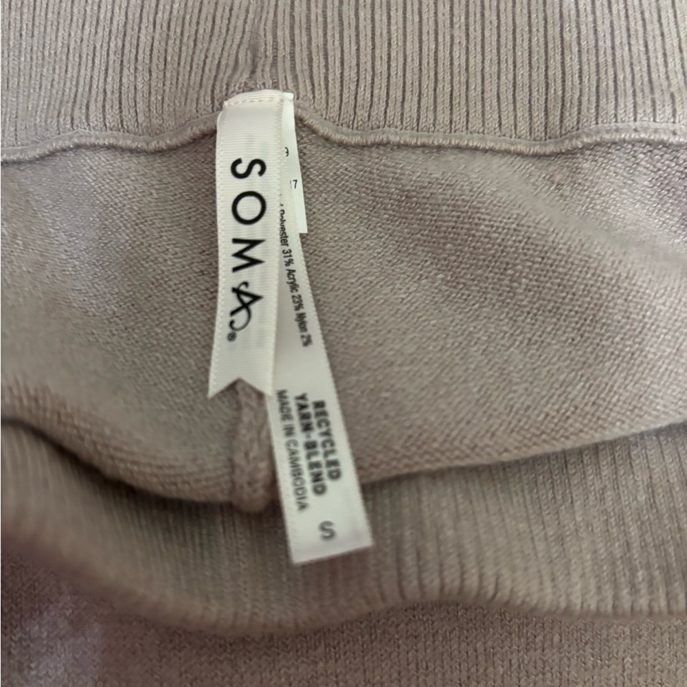 Soma sweater pants. Small. Taupe. - Picture 2 of 7